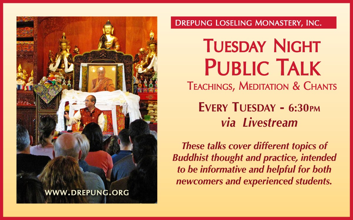 Atlanta Tibetan Buddhist class online lecture