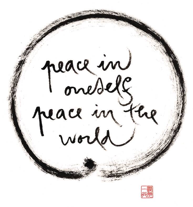 Mindful prayer inner peace Thich Nhat Hanh Zen